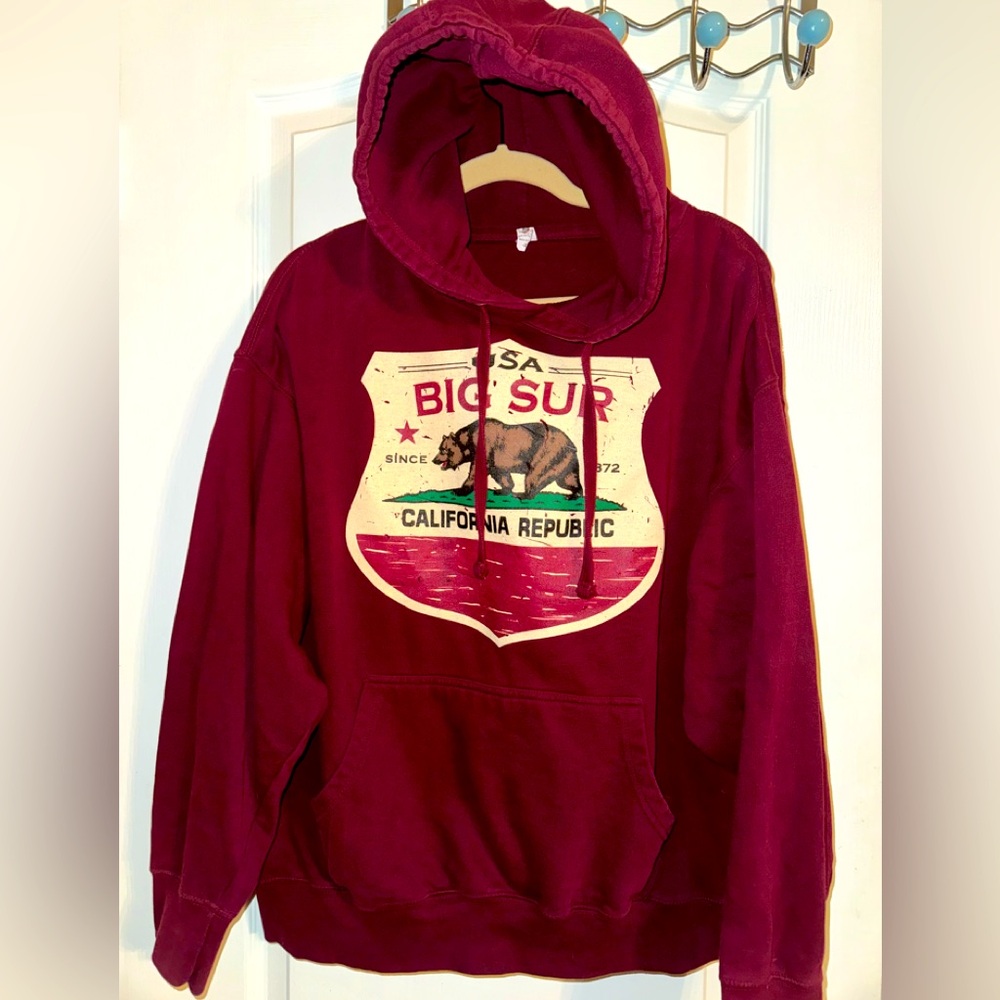 California Republic Big Sur Hoodie Size XL